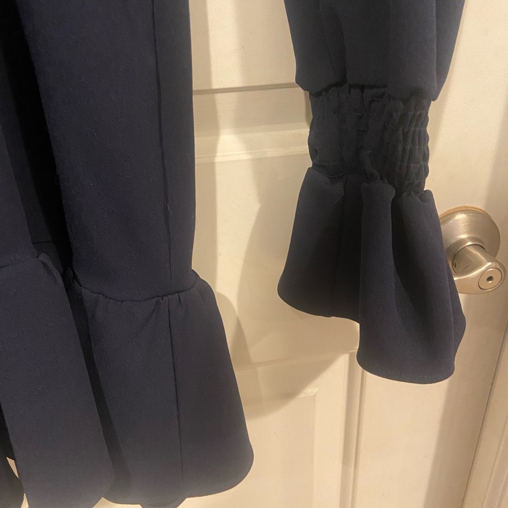 Lulus love sleeve navy dress